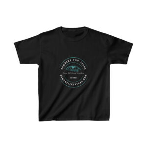 "Campers for Jesus Seal" (Black) Kids Heavy Cotton™ Tee