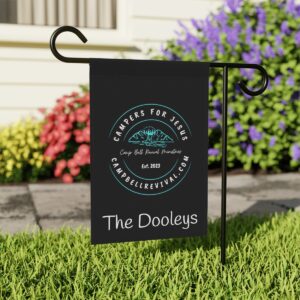 Personalized "Campers for Jesus" Garden & House Banner